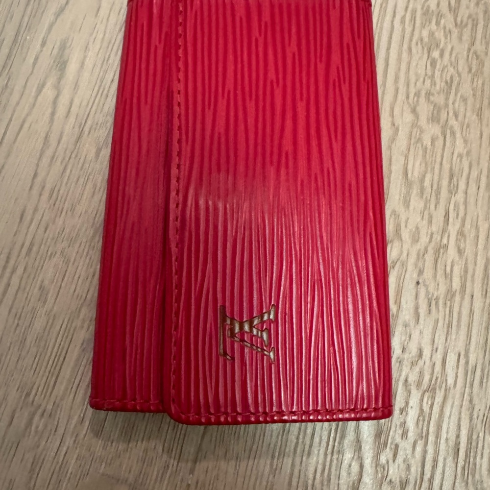 Louis Vuitton Scarlet Epi Leather Wallet